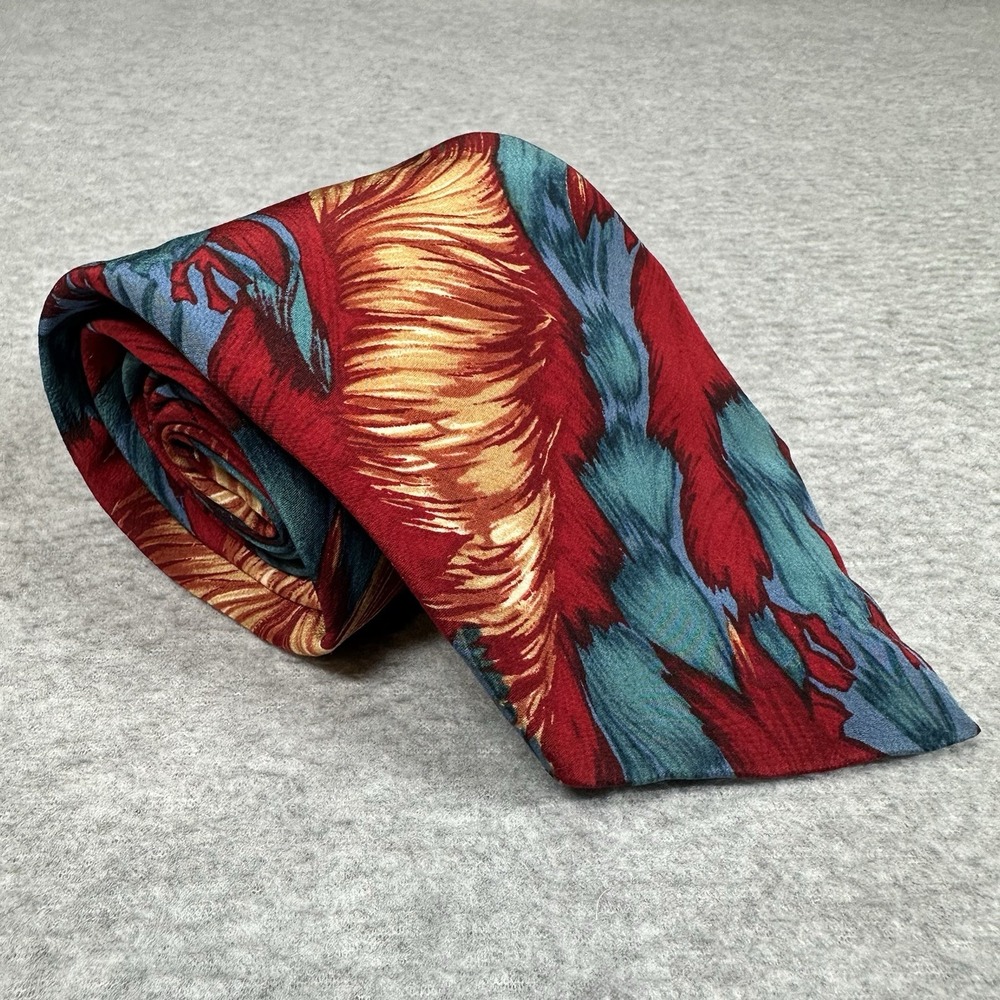 Vintage Molecular Expressions Cocktail Collection "Red Wine" 100% Silk Tie USA